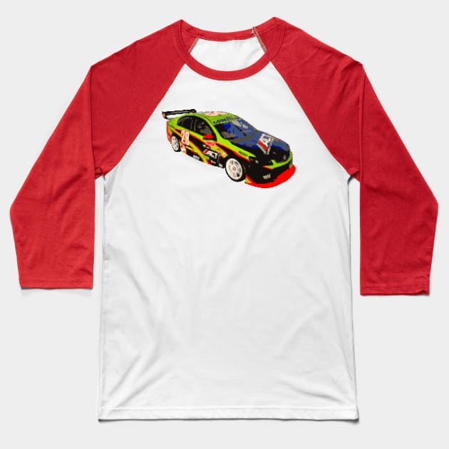 Super 16-bit SuperCar Baseball T-Shirt by RodeoEmpire